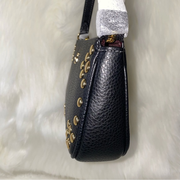 Coach Nolita 19 With Rivets Leather mini purse New - Picture 5 of 12